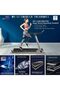 Smart Foldable Treadmill EM-1286, 4HP Peak, 28 Incline Levels, Shock Absorb Belt - 5