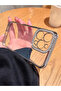Transparent Embellished Trim iPhone Case - 4