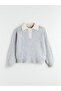 Polo Yaka Oversized Women's Knitwear Sweater - 5