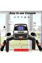 Foldable Treadmill EM-1249, 4HP Peak, Massager, Auto Incline, Bluetooth, Hydraulic - 8