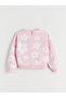 Esvab • Modern & Distinctive Floral Embroidered Girls' Knit Sweater - 4