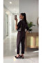 Dlvin Boste Brown Belted Jumpsuit - 3