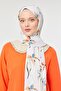 Gold Flower Printed Mono Crepe Shawl
