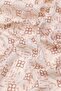 Salmon Relax Leaf Shawl - 2