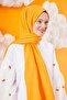 شال كاز من القطن البرتقالي - 3
