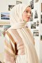 Ecru Maxi Cotton Shawl - 3