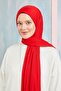 Red Five Combed Cotton Shawl