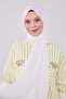 White Junset Shawl