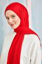 Red Five Combed Cotton Shawl - 2