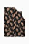 Night Black Relax Spiral Batik Shawl