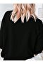 Harf & Gitar Printed Round Neck Long Sleeve Sweatshirt - 4
