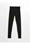 Xside Active Black Women's Sports Leggings with Elastic Waist - 6