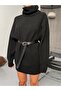 Women's Turtleneck Oversize Knitwear Sweater - 4