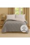 Premium Double-Sided Welsoft & Cotton Quilt 195X215 cm – Pure Silicone Filled + 2 Pillowcases