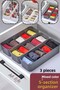 5-Compartment Drawer Organizer |   Sock Underwear Jewelry Buckle Organizer 3 Pieces
