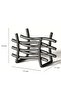 Tekno Tel Countertop Metal Napkin Holder Black Color Kitchen Serving Napkin Holder - 2