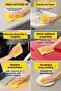 12-Pack Yellow Cleaning Cloth |   Durable Cloth for Dusting, Bathroom, Kitchen, and Car Use - 2