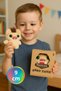 Mini Collectible Zuru Fuggler Baby Fuggs Funny Ugly Plush Toy Screech Cream 9cm