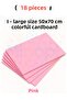 Fuchsia Color Cardboard 18 Pieces 50X70 cm Hard Cardboard Cardboard