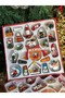 Luxury Christmas Wooden Mini Figure Set 24-Piece Pine Tree Ornament Gift Set Boxed Decoration - 3