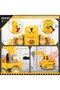 5 Pieces of Unbreakable Construction Machines That Can Be Disassembled and Assembled into a Robot, Detachable Toy - 3
