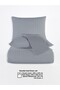 Line %100 Cotton Ranforce Akay Navy Blue Yarn Dyed Duvet Cover Set Double Size - 200X220 cm - 5
