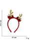 Christmas Golden Deer Antler Crown with Bells - 4