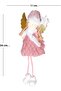 Christmas Ornament, with Fairy Figure, Coral Pink - 11X34 cm - 3