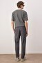 Anthracite Straight Fit Men's Trousers Tmnaw26Pl00012 - 4