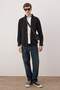 Black Regular Fit Textured Men's Shirt Tmnaw26Go00023