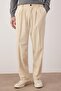 Ekru Erkek Baggy Fit Kadife Pantolon TMNAW26PL00022 - 7