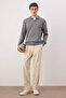 Ekru Erkek Baggy Fit Kadife Pantolon TMNAW26PL00022 - 5