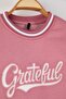 Pembe Regular/Normal Kesim Triko Bantlı Nakışlı Sweatshirt TMNAW26SW00066 - 4