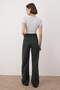 Petrol Yüksek Bel Vintage Yıkama Özel Renk Denim Wide Leg/Geniş Paça Jeans TWOAW26JE00110 - 4