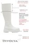 Blanca White Leather Pull-On Casual Women's Boots - 3