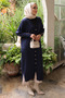Navy Blue Cold Thread Knitwear Cardigan - 3