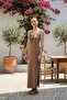 Women's Modal Fabric Strap Slit Dress