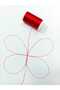0.3 mm 50 Meters Red Color Thin Polyester Rosary String Polyester String - 4