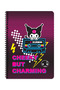 Licensed Kuromi A4 80 Sheets Lined Cardboard Cover Spiral Notebook - 2