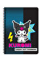 Licensed Kuromi A4 80 Sheets Lined Cardboard Cover Spiral Notebook - 6