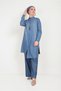 Asymetric Cut Denim Tunic 40516 - 2