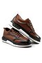 Men's 100% Genuine Leather Balloon Orthopedic Sole Shoes - 3