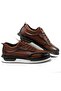 Men's 100% Genuine Leather Balloon Orthopedic Sole Shoes - 4