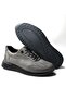 Men's 100% Genuine Leather Orthopedic Sole Rubber Lace-Up Shoes - 5