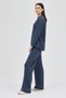 Anthracite Crew Neck Women's Pants Set 8213A - 7