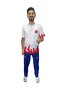 Taekwondo Single Bottom Dobok-Training Taekwondo Pants Black-Blue-Red - 2