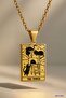 Cat Tarot Card the Tower Tower |   316L Steel Necklace