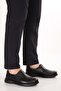 Men's Genuine Leather Special Shoes for Bone Protrusion Af.2090 Black - 2