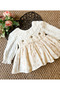 Clara Long Sleeve Skirted Special Occasion Holiday Baby Girl Dress - 4