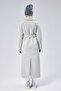 Gray Buklet Kaşe Oversized Coat - 6